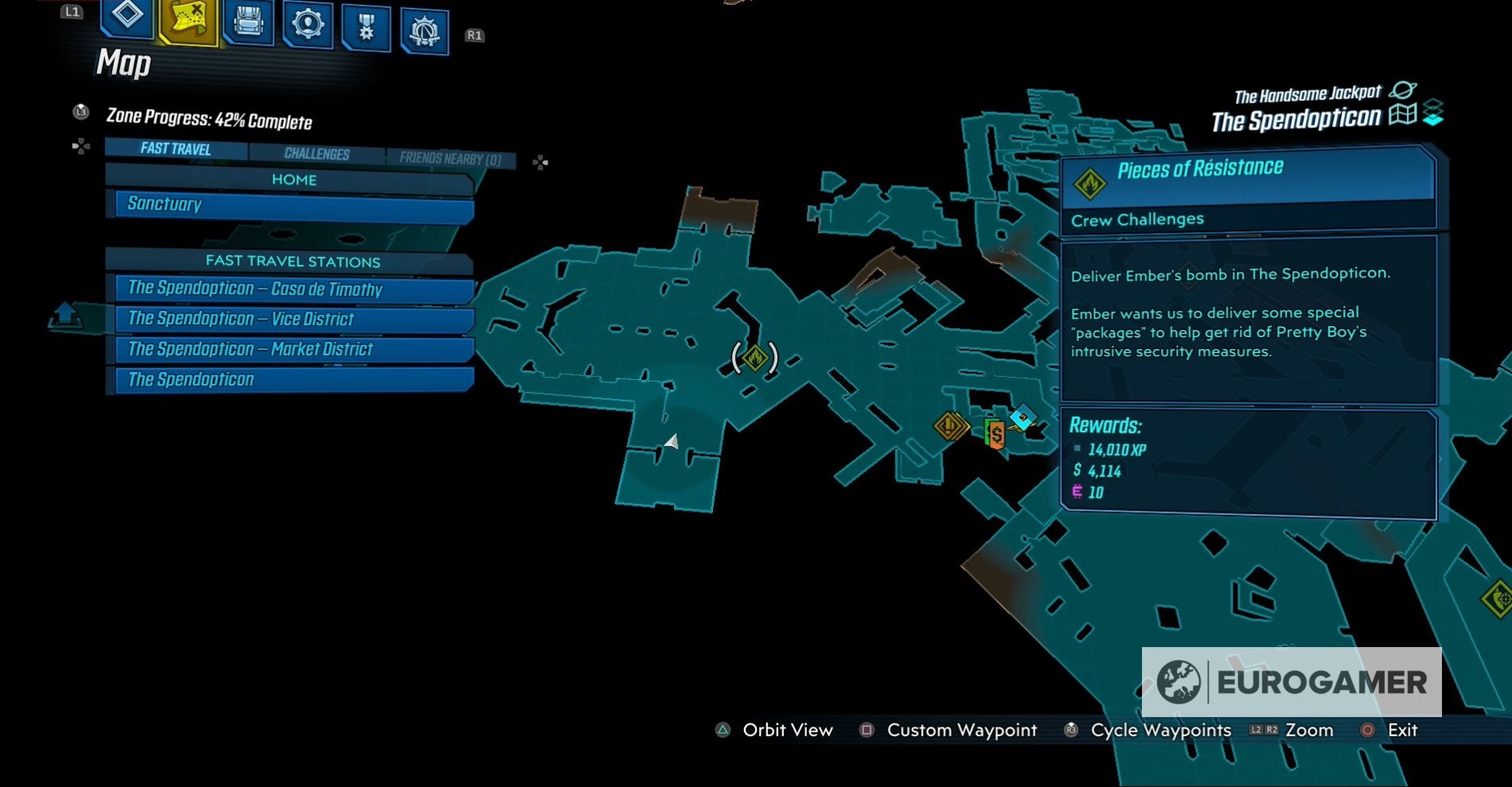 Borderlands 3 Ember's Purge challenge steps All Pieces of Résistance